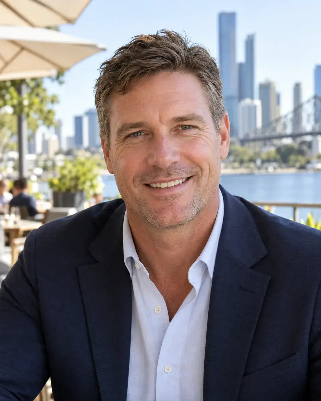Portrait of David, a 48-year-old verified member from Brisbane